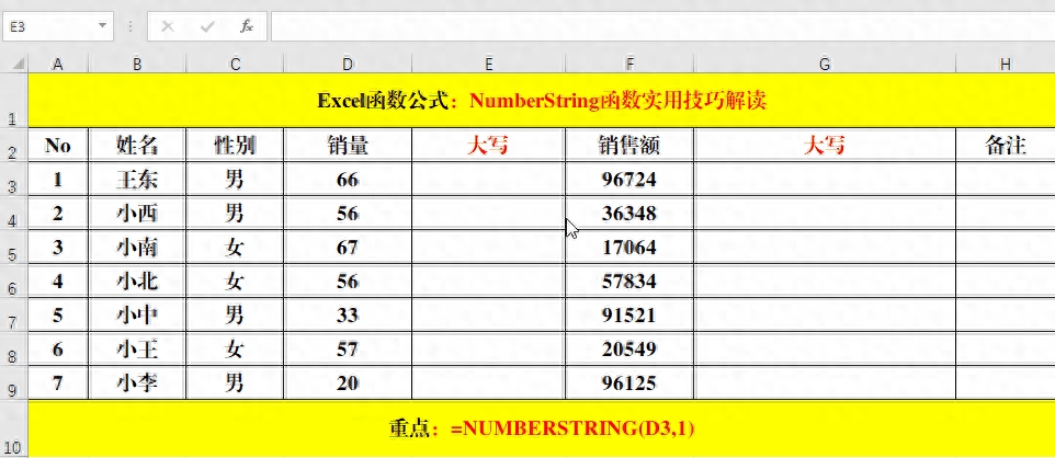 实用干货：数字大写或读写转换技巧解读！